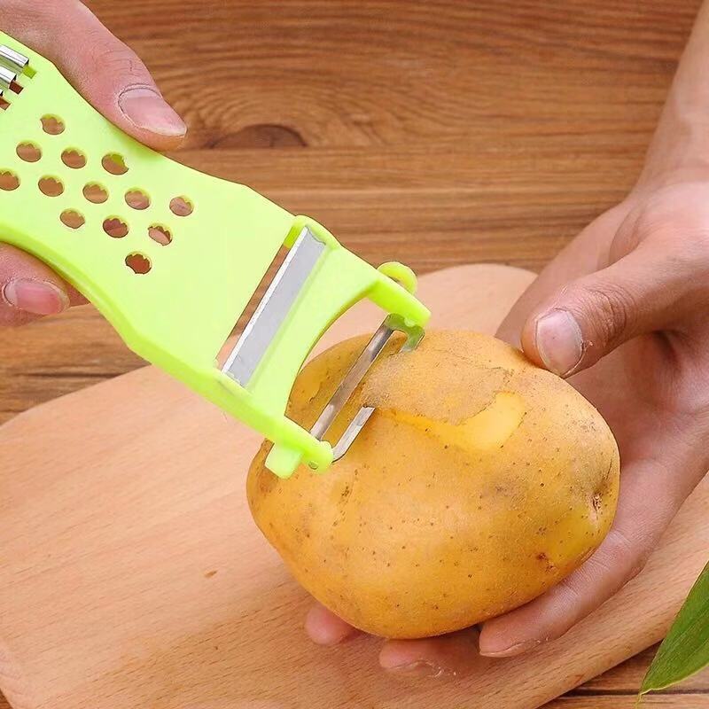Functional Vegetable Cutter Shredded Potatoes Shredded Wipe Grater Multi-Chip Device Hand-Guard Shredded Turnip Strip Kitchen Tool