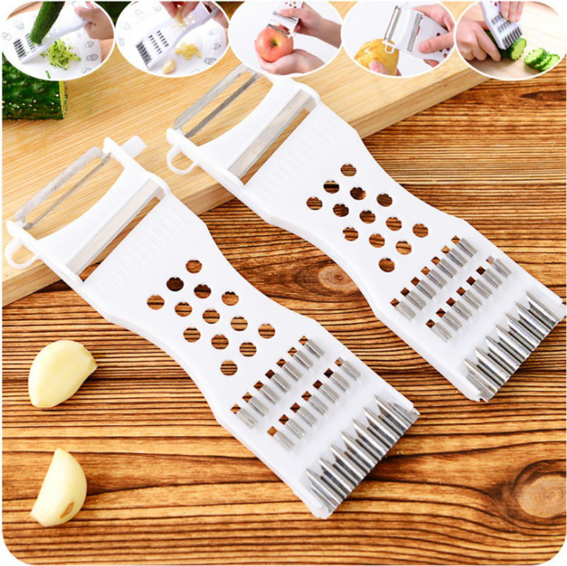 Functional Vegetable Cutter Shredded Potatoes Shredded Wipe Grater Multi-Chip Device Hand-Guard Shredded Turnip Strip Kitchen Tool