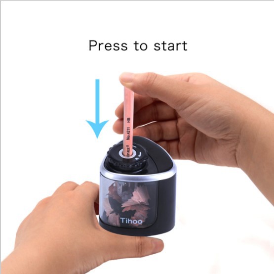 Creative Electric Pencil Sharpener for Students Electric Pencil Shapper LaborSaving Creative Safe Pencil Sharpener Whole