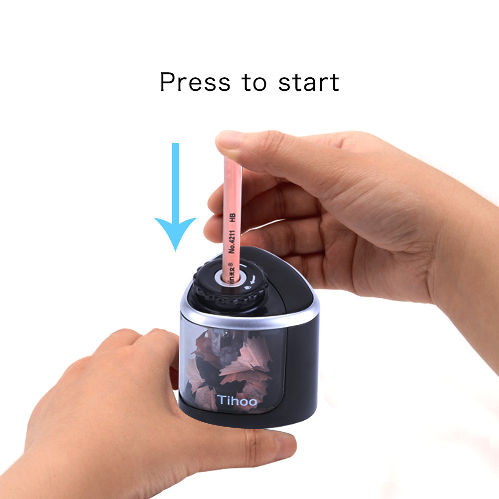 Creative Electric Pencil Sharpener for Students Electric Pencil Shapper LaborSaving Creative Safe Pencil Sharpener Whole