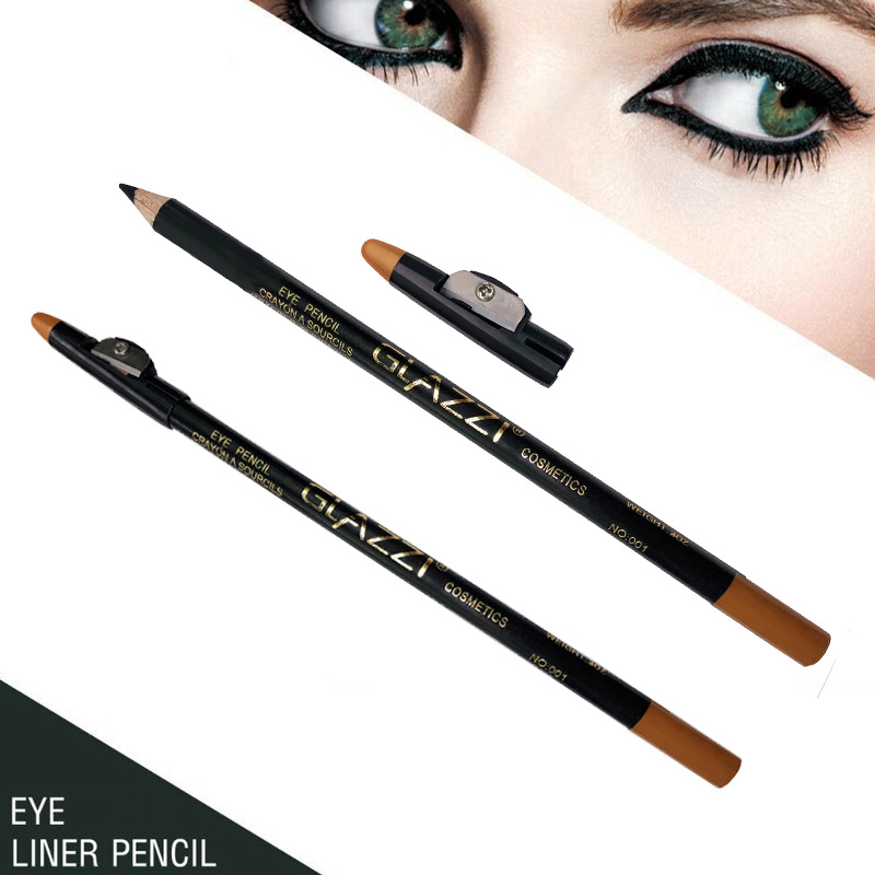 GLAZZI black eyeliner Eyebrow pencil waterproof, anti-sweat, non-stain, cosmetics manufacturers direct sale