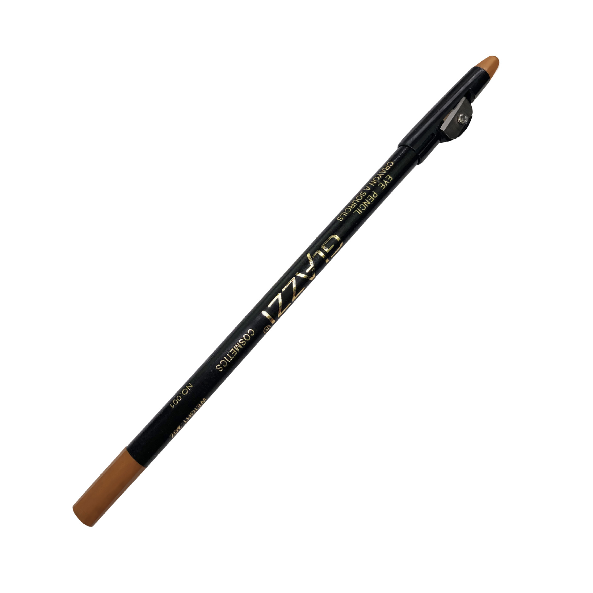 GLAZZI black eyeliner Eyebrow pencil waterproof, anti-sweat, non-stain, cosmetics manufacturers direct sale