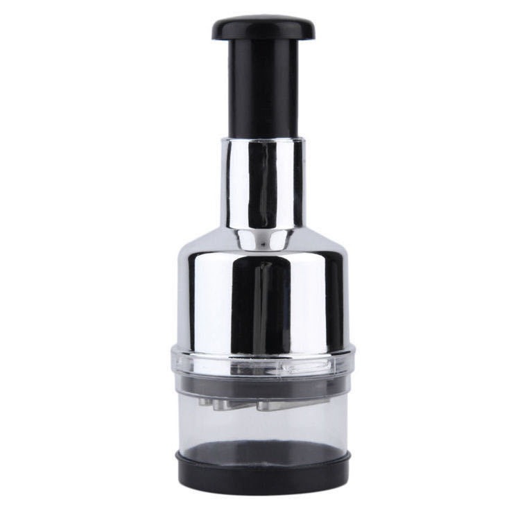 Creative Hand Pressure Cutting Onion Cutter Household Peeling Electroplating Garlic Chopper Simple Kitchen Garlic Press