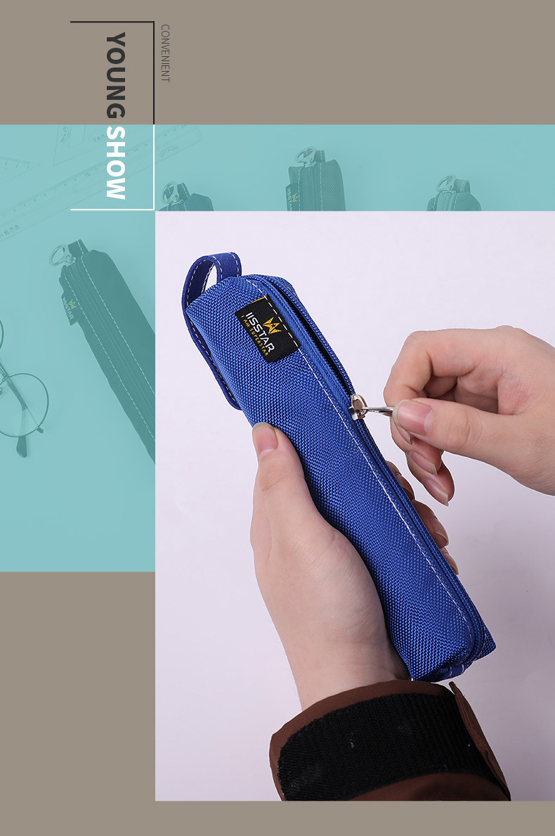 Benxing Primary School Junior and Middle School Students Learning Stationery Large Capacity Stationery Bag Durable Portable Pencil Case