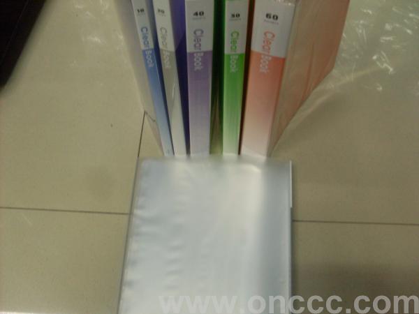 A420 page transparent matte files Office folder bag information booklet
