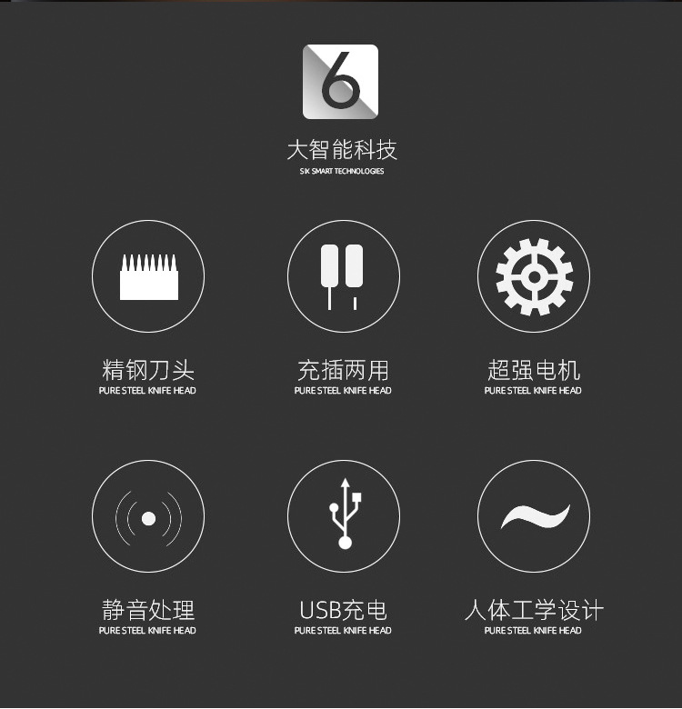 Faucet Oil Head Electric Clipper Hair Clipper Carving 0 Cutter Head Notch Hair Clipper Shaver Razor Electrical Hair Cutter Hair Salon