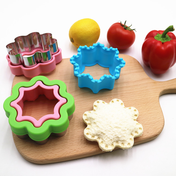 Pocket Sandwich Mold Flower-Shaped Clover Loaf Form Dumpling Mold Easter Cookie Cutter Baking Mold