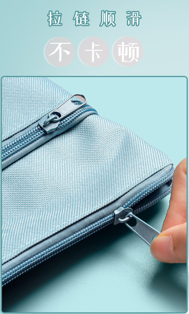 Kabaxiong Cute Cartoon A4 File Bag Large Capacity Zipper Portable Information Bag Multi-Layer Double Layer Test Paper Storage Bag Kabaxiong Cute Cartoon A4 File Bag Large Capacity Zipper Portable Information Bag Multi-Layer Double Layer Test Paper Storage Bag