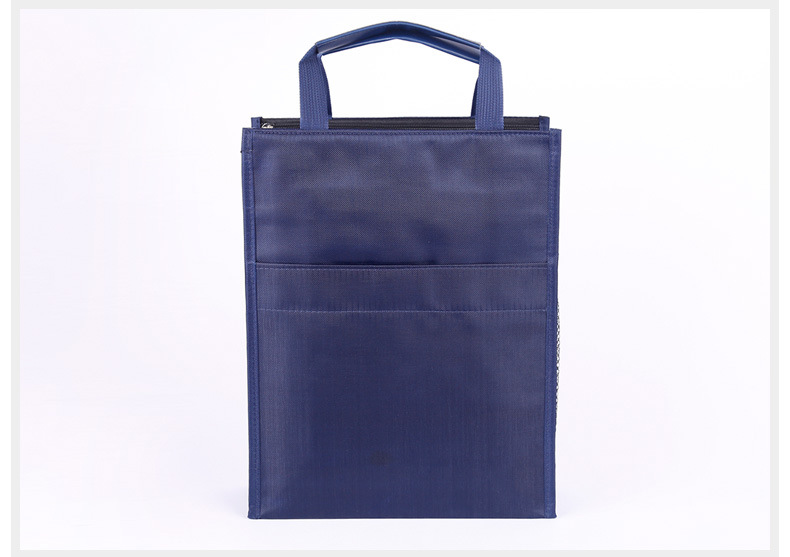 Factory Wholesale Oxford Cloth Handbag Portable File Package Conference Training Information Bag Portfolio Logo