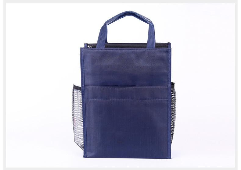 Factory Wholesale Oxford Cloth Handbag Portable File Package Conference Training Information Bag Portfolio Logo