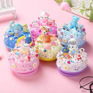 Double-Layer Stationery Box Children Cream Glue Handmade DIY Pencil Box Material Package Primary School Boys And Girls Birthday Gift