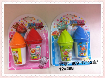 Blister card ice cream styling Pencil Sharpener