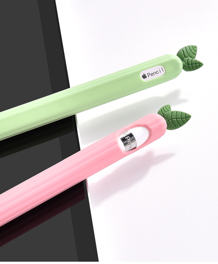 Pencil Protective Case Apple 1 Generation Cartoon Pen Sleeve Pencil 2 Generation NonSlip Silica Gel Protective Shell