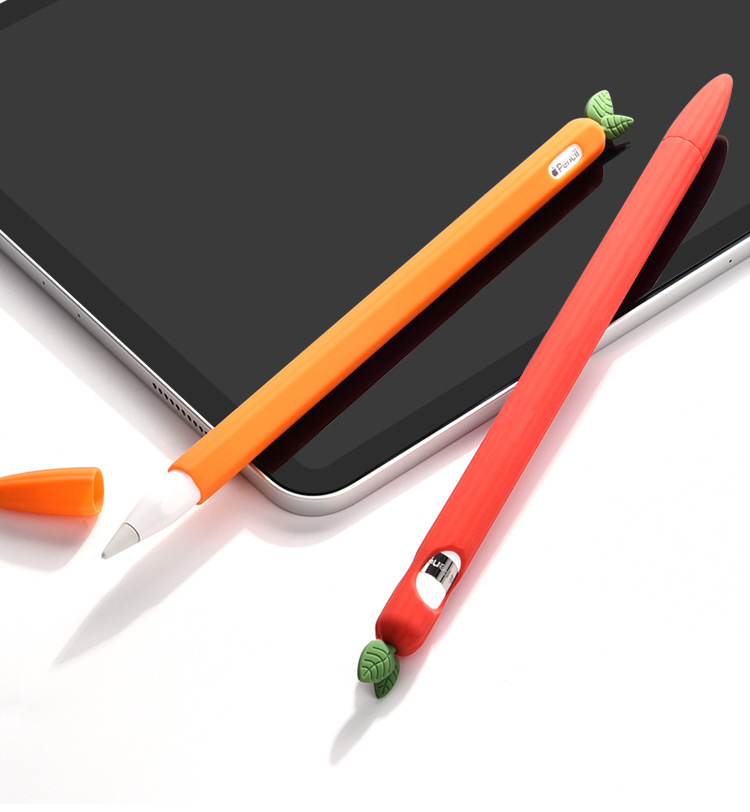 Pencil Protective Case Apple 1 Generation Cartoon Pen Sleeve Pencil 2 Generation NonSlip Silica Gel Protective Shell