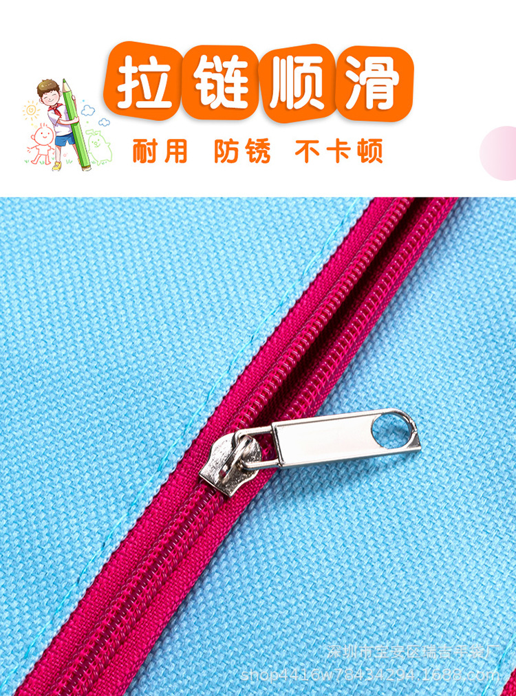 Subject Classification File Bag Oxford Cloth Thickened Waterproof Zipper Double-Layer Work Buggy Bag Student Handheld Information Bag Subject Classification File Bag Oxford Cloth Thickened Waterproof Zipper Double-Layer Work Buggy Bag Student Handheld Information Bag