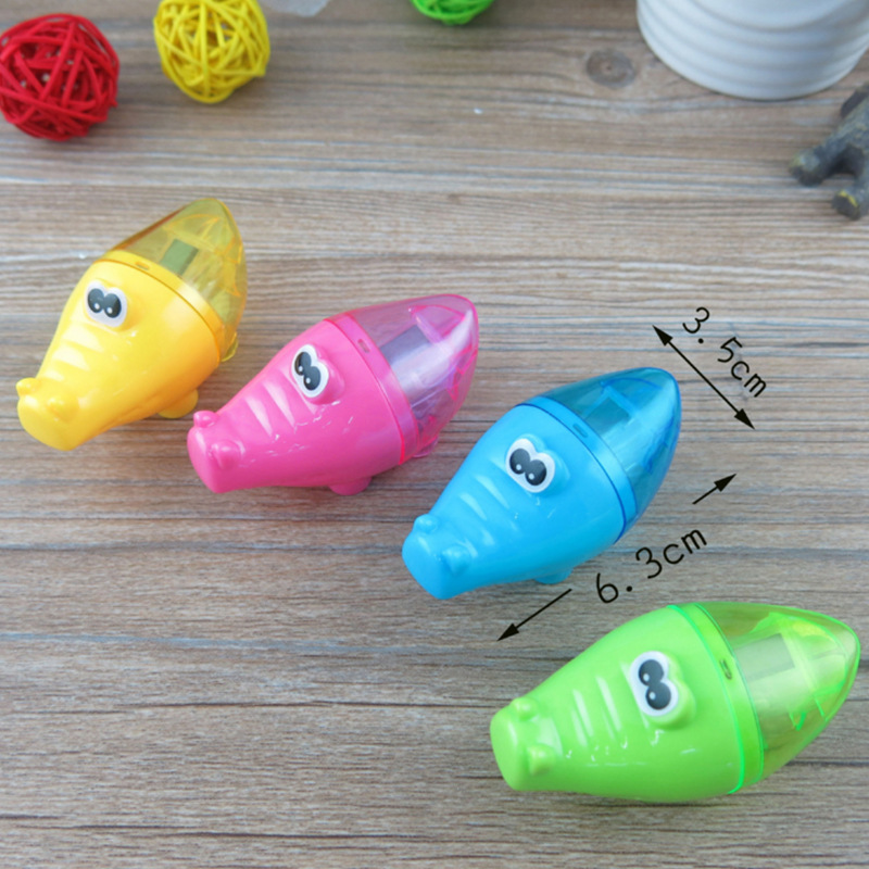  creative crocodile pencil sharpener plastic children pencil sharpener stationery shop hot selling pencil sharpener
