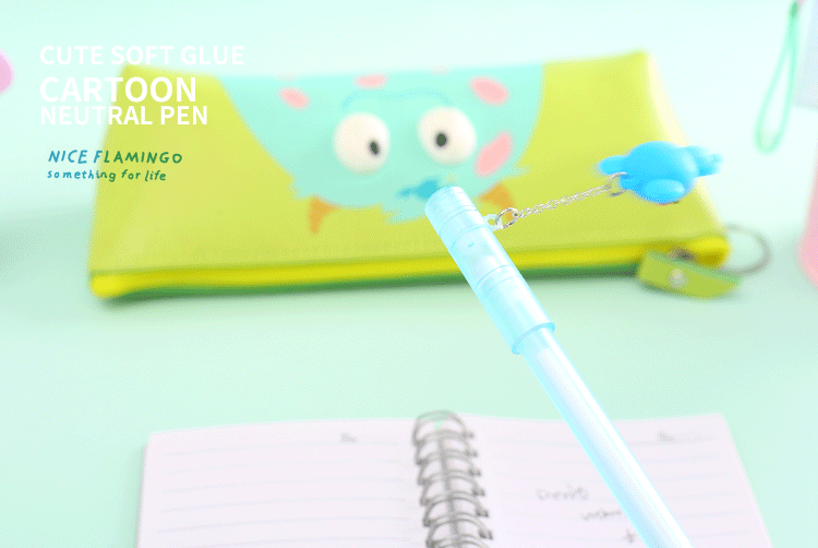 Creative New Cute Animal Pendant Transparent Color Rod Gel Pen Girl Heart Pendant Water-Based Paint Pen Student Pen Creative New Cute Animal Pendant Transparent Color Rod Gel Pen Girl Heart Pendant Water-Based Paint Pen Student Pen