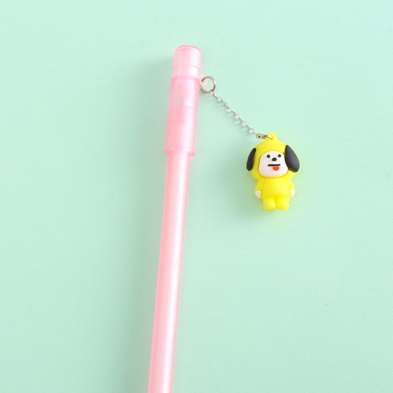 Creative New Cute Animal Pendant Transparent Color Rod Gel Pen Girl Heart Pendant Water-Based Paint Pen Student Pen Creative New Cute Animal Pendant Transparent Color Rod Gel Pen Girl Heart Pendant Water-Based Paint Pen Student Pen