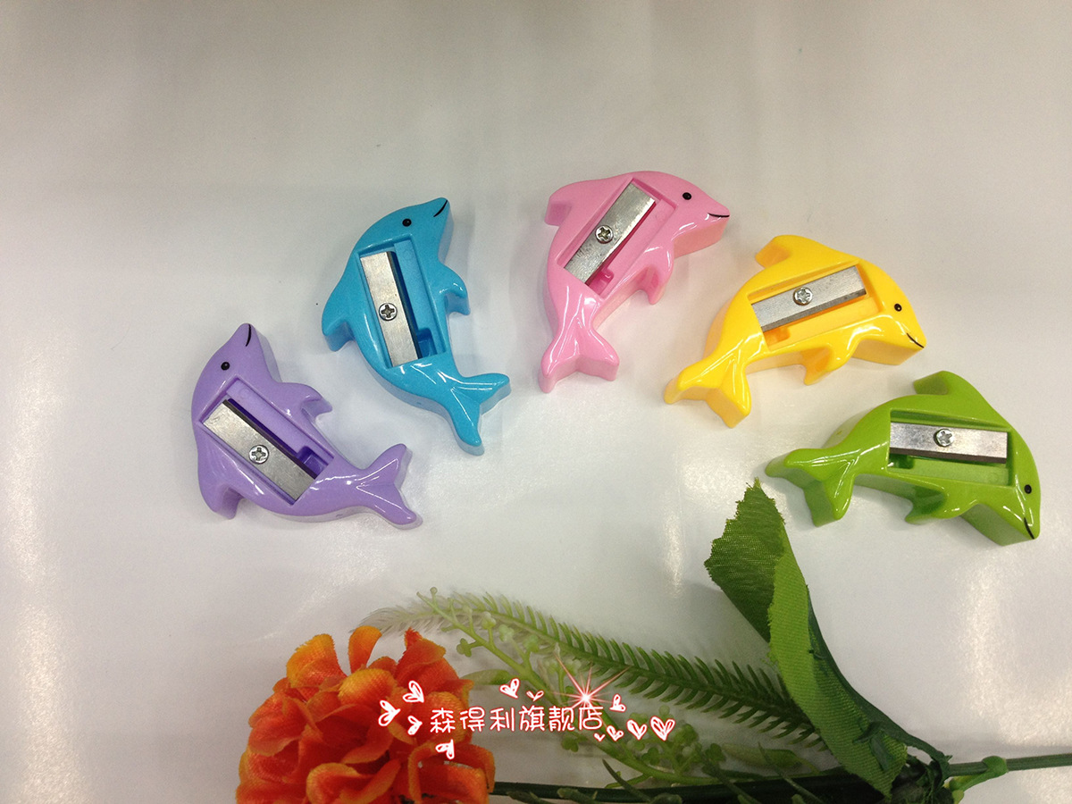 Dolphin sharpener pencil sharpener student cartoon animal pencil sharpener Dolphin sharpener pencil sharpener student cartoon animal pencil sharpener