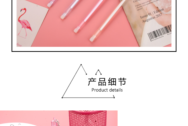 Japanese and Korean Creative Cartoon New Cute Pig Pendant Gel Pen Student Studying Stationery Wholesale Customizable Logo Japanese and Korean Creative Cartoon New Cute Pig Pendant Gel Pen Student Studying Stationery Wholesale Customizable Logo