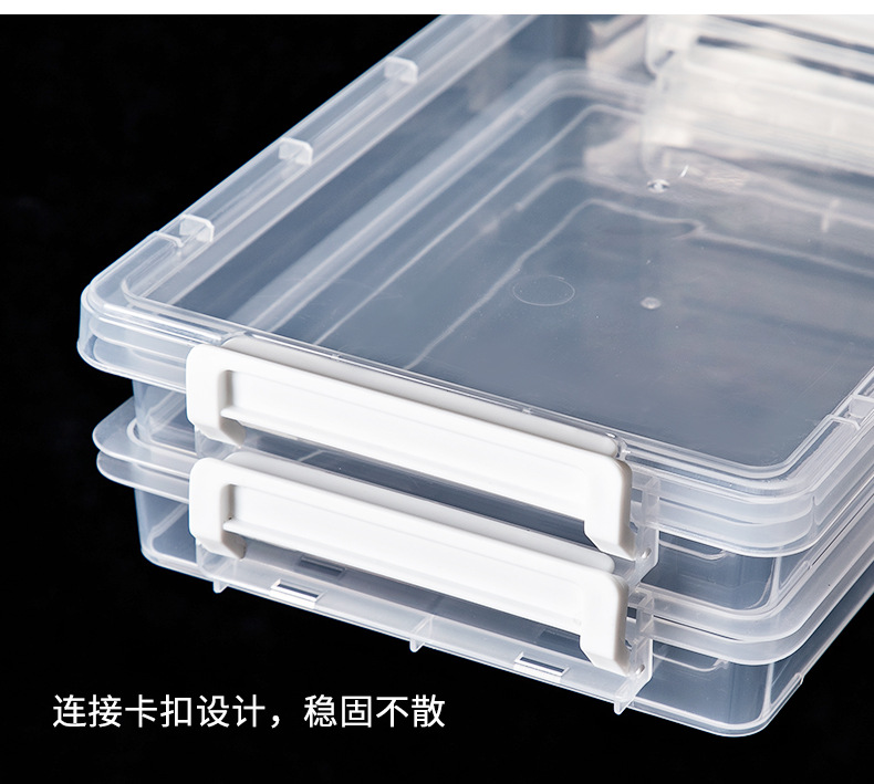 Household Certificate Storage Bag and Storage Box A4 Transparent File Box Put Important Documents Household Register Box Information Organizing Folders Household Certificate Storage Bag and Storage Box A4 Transparent File Box Put Important Documents Household Register Box Information Organizing Folders