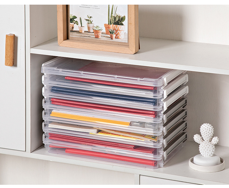 Household Certificate Storage Bag and Storage Box A4 Transparent File Box Put Important Documents Household Register Box Information Organizing Folders Household Certificate Storage Bag and Storage Box A4 Transparent File Box Put Important Documents Household Register Box Information Organizing Folders