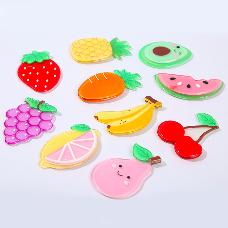 Korean Style Fresh Refridgerator Magnets Cartoon Fruit Sticker DIY Children's Creative Shoe Bag Patch Toy Accessories Can Be Customized Korean Style Fresh Refridgerator Magnets Cartoon Fruit Sticker DIY Children's Creative Shoe Bag Patch Toy Accessories Can Be Customized