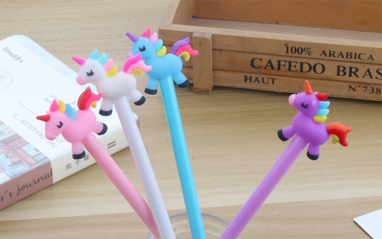 Japanese and Korean Creative New Creative Stationery Rainbow Unicorn Gel Pen Learning Stationery Wholesale Customizable Logo Japanese and Korean Creative New Creative Stationery Rainbow Unicorn Gel Pen Learning Stationery Wholesale Customizable Logo