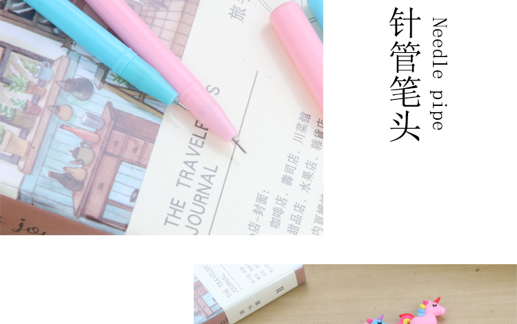 Japanese and Korean Creative New Creative Stationery Rainbow Unicorn Gel Pen Learning Stationery Wholesale Customizable Logo Japanese and Korean Creative New Creative Stationery Rainbow Unicorn Gel Pen Learning Stationery Wholesale Customizable Logo
