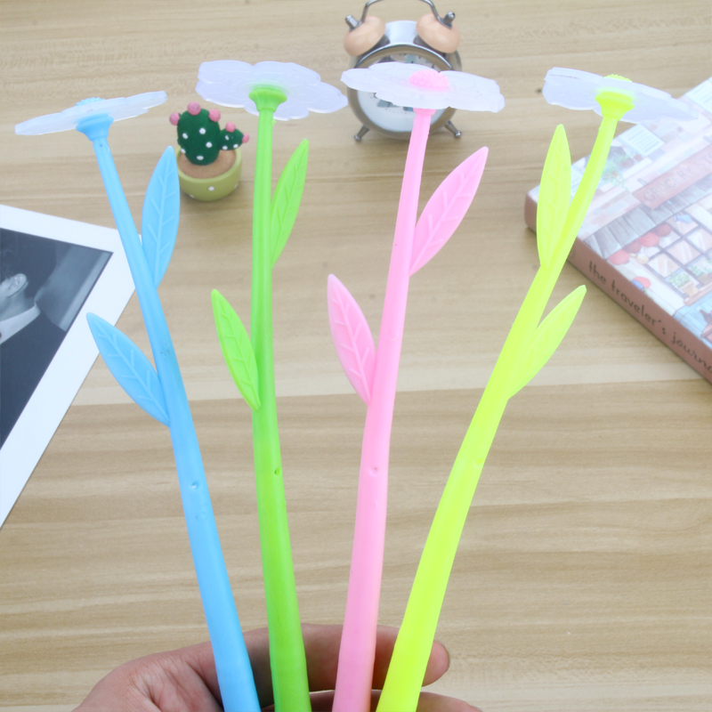 Creative New Sun Color-Changing Flowers Gel Pen Trending on TikTok Brush High-Grade Decompression Color Changing Gel Pen