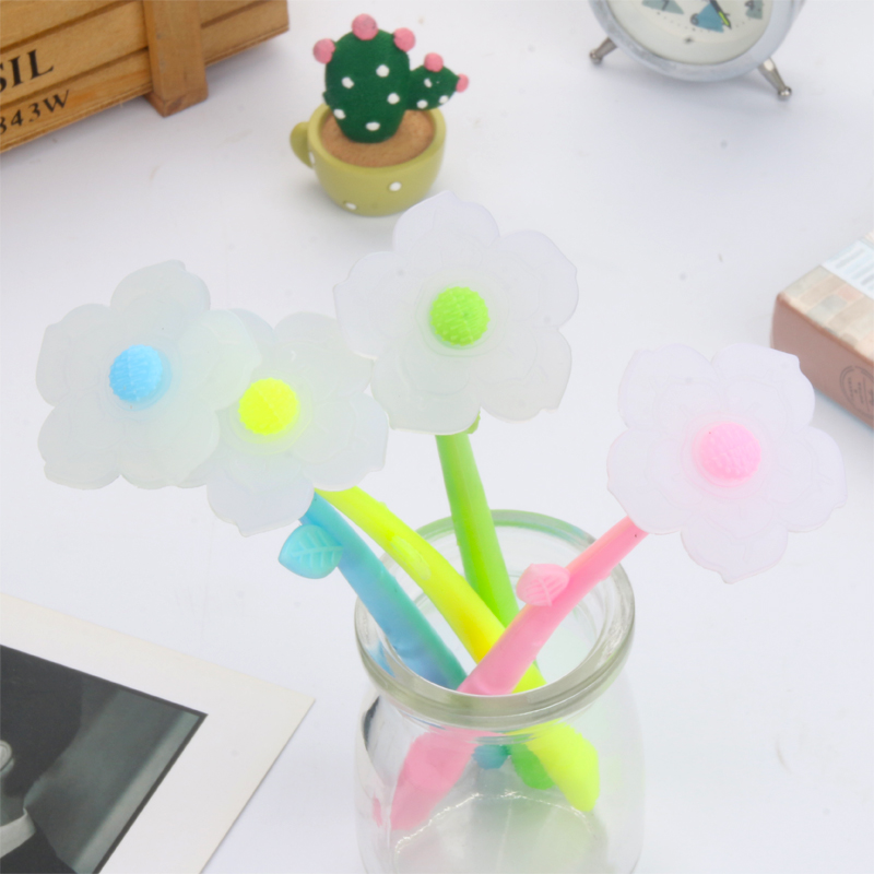 Creative New Sun Color-Changing Flowers Gel Pen Trending on TikTok Brush High-Grade Decompression Color Changing Gel Pen