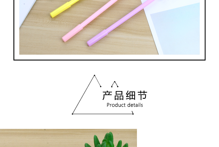 Korean Creative New Card Color Hair Unicorn Black Gel Pen Student Studying Stationery Wholesale Customizable Korean Creative New Card Color Hair Unicorn Black Gel Pen Student Studying Stationery Wholesale Customizable