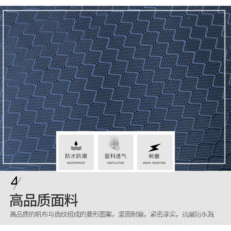 Bailixing Portable Document Bag Conference Poverty Alleviation Bag Waterproof Double-Layer Information Bag Tuition Bag Customizable Printed Logo