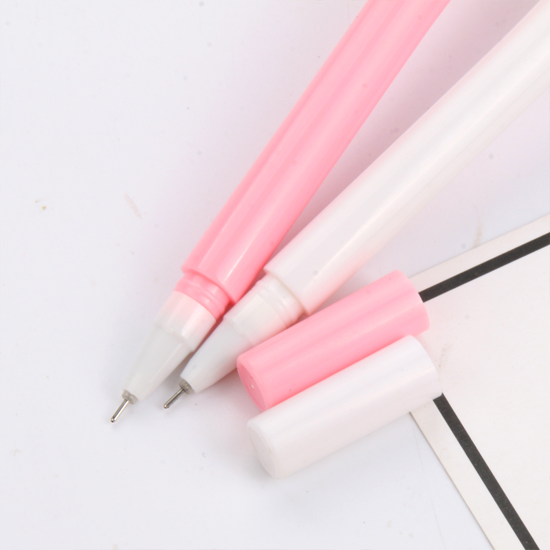Factory Direct Sales New Cartoon Unicorn Light Pen Cute Girl Girls Heart Glowing Gel Pen Black Signature Pen