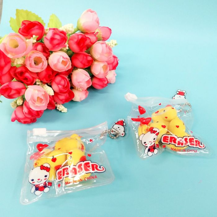 Duck-shaped student eraser wholesale