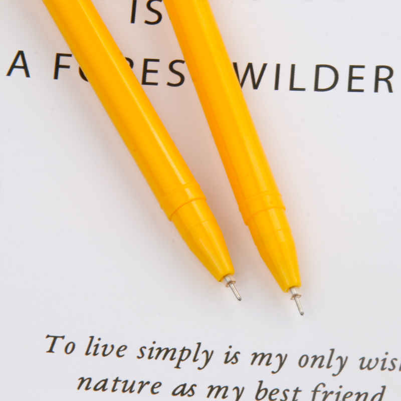 Japanese and Korean New Creative Trending Shaking Head Figurine Pen Anime Expression Bounce Spring Gel Pen Customizable Logo