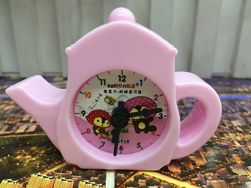 Korean Style Creative Teapot Style Pencil Sharpener Student Alarm Clock Puzzle Pencil Shapper Pencil Sharpener