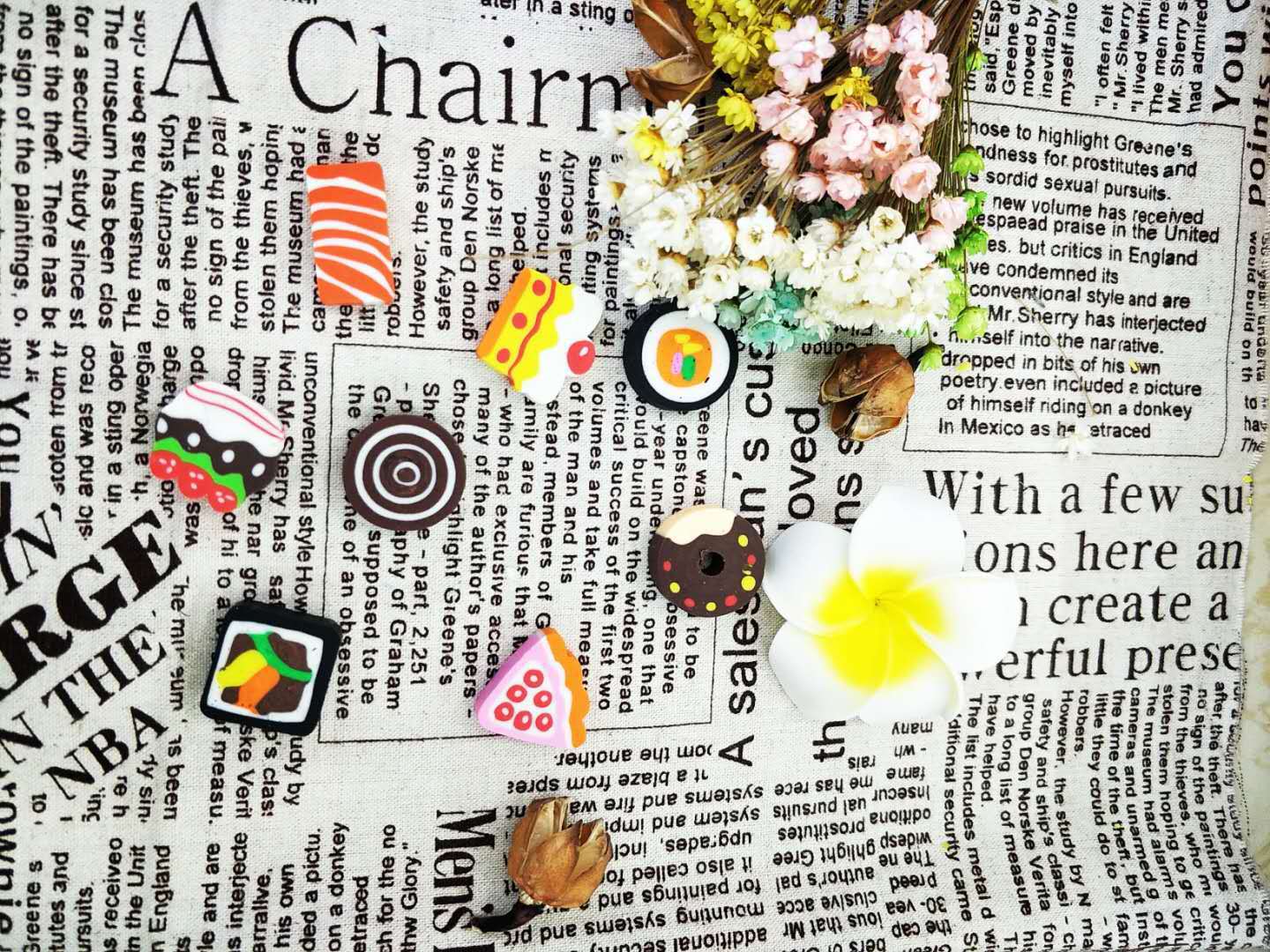 PVC Box Cake Sushi Eraser Cooking Eraser Innovation Factory Direct Sales Student Gift Packaging