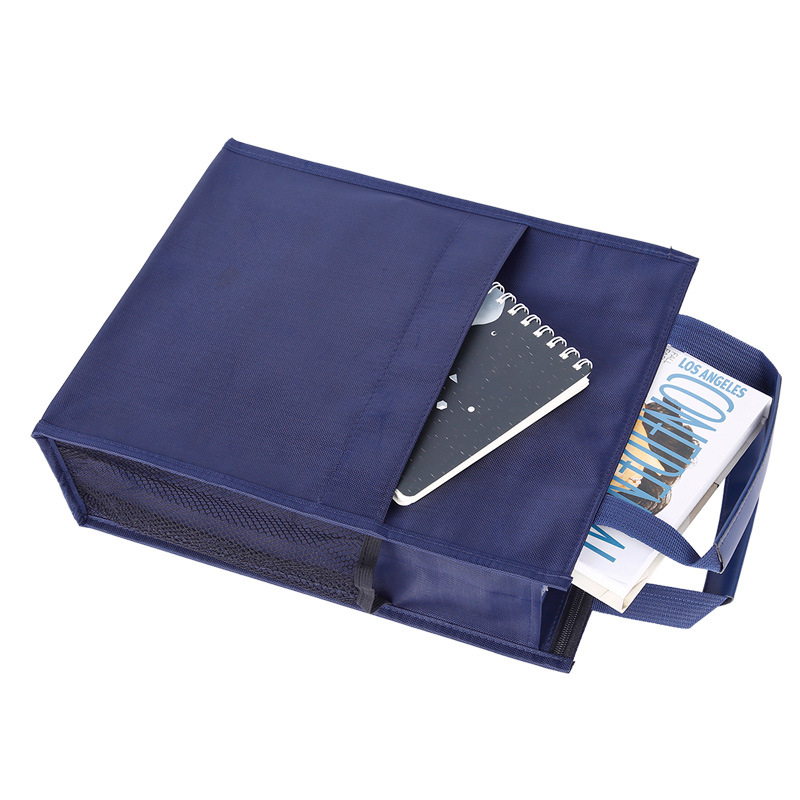 Handbag Oxford Cloth Portable File Package Conference Training Information Bag File Bag Custom Logo
