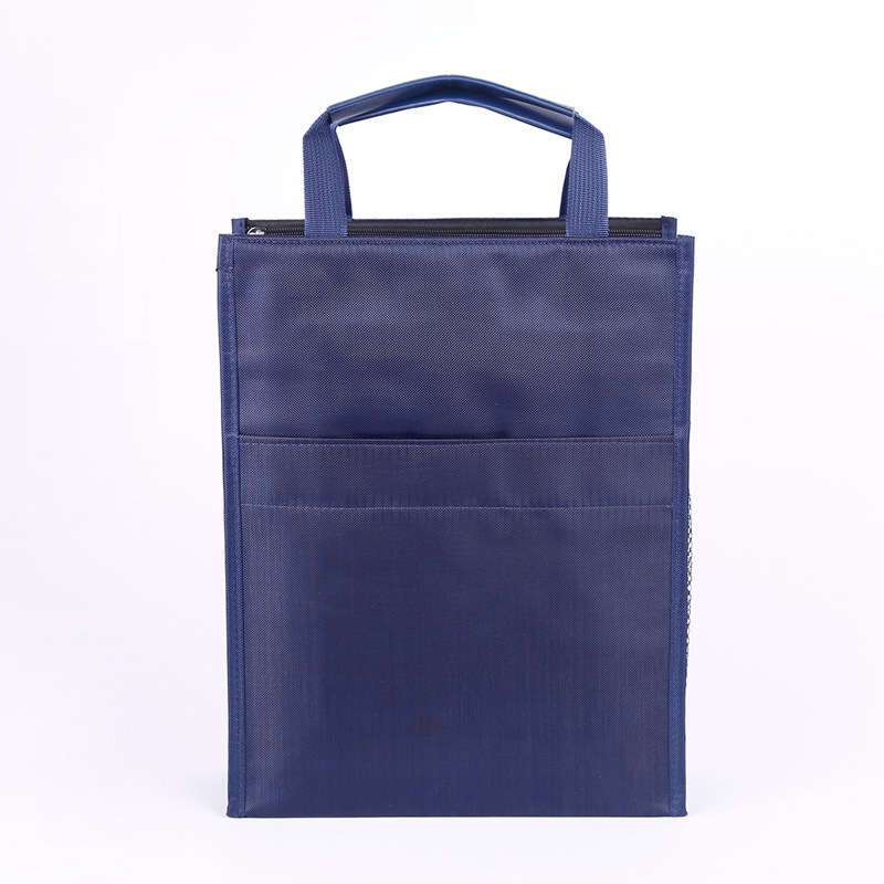 Handbag Oxford Cloth Portable File Package Conference Training Information Bag File Bag Custom Logo