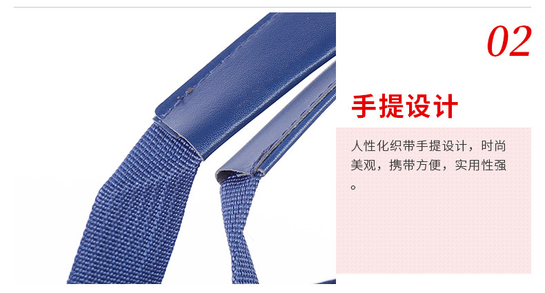 Handbag Oxford Cloth Portable File Package Conference Training Information Bag File Bag Custom Logo