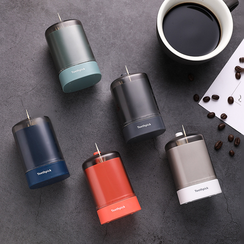 Push Button Toothpick Bottle Home Creative Automatic Pop-up Toothpick Box Simple Home Living Room Dining Room Storage Box
