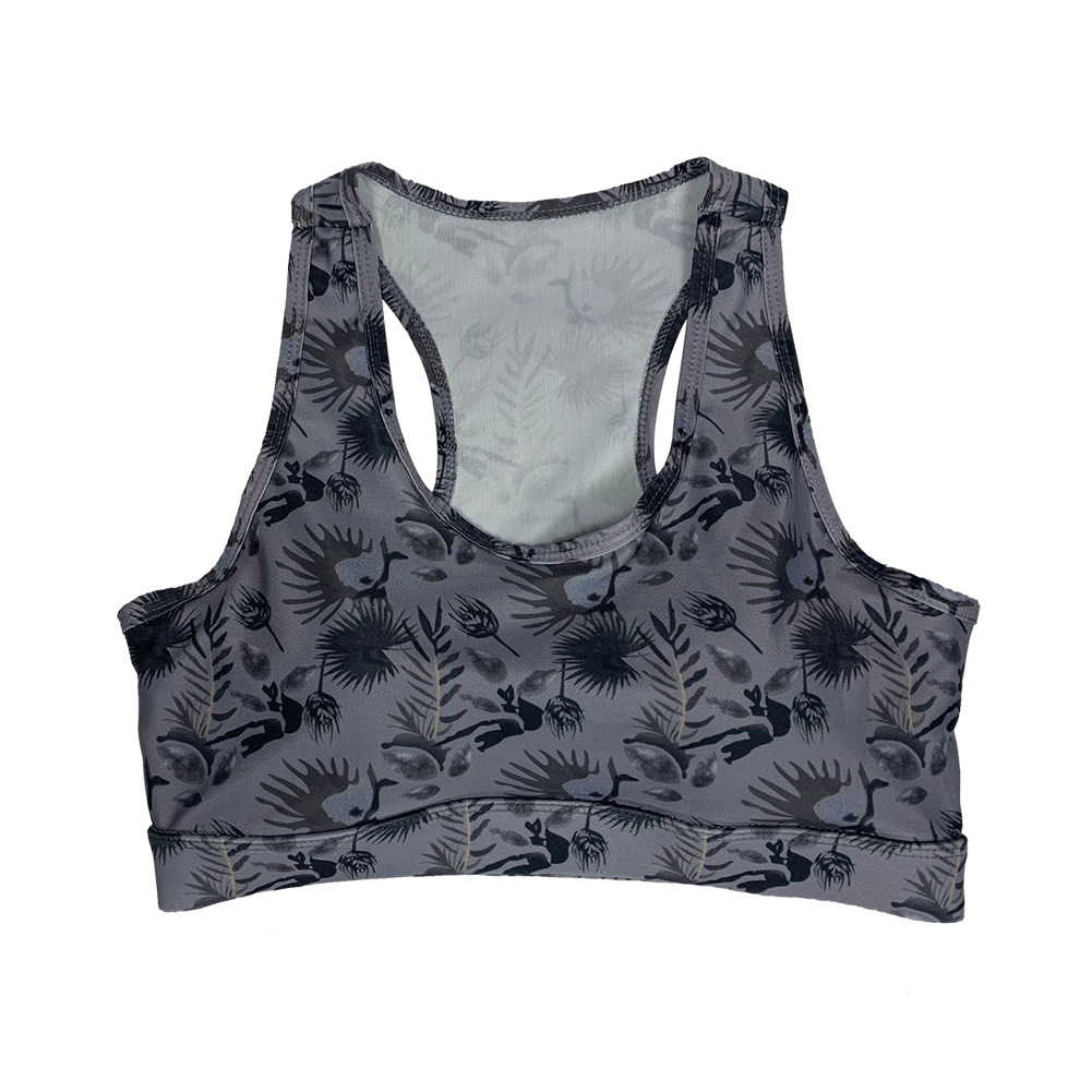 High-Strength Shockproof Wireless Portable Mobile Phone Women&#039;s Push-up Quick-Dry Yoga Vest Digital Printing Sports Bra