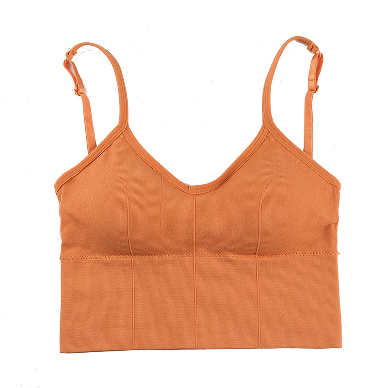 Popular Kaka Same Style Large U-Shaped Beauty Back Tube Top without Steel Ring Push up Underwear Sports Vest Women&#039;s Camisole Tube Top