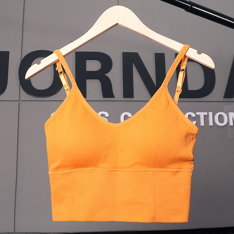 Popular Kaka Same Style Large U-Shaped Beauty Back Tube Top without Steel Ring Push up Underwear Sports Vest Women's Camisole Tube Top