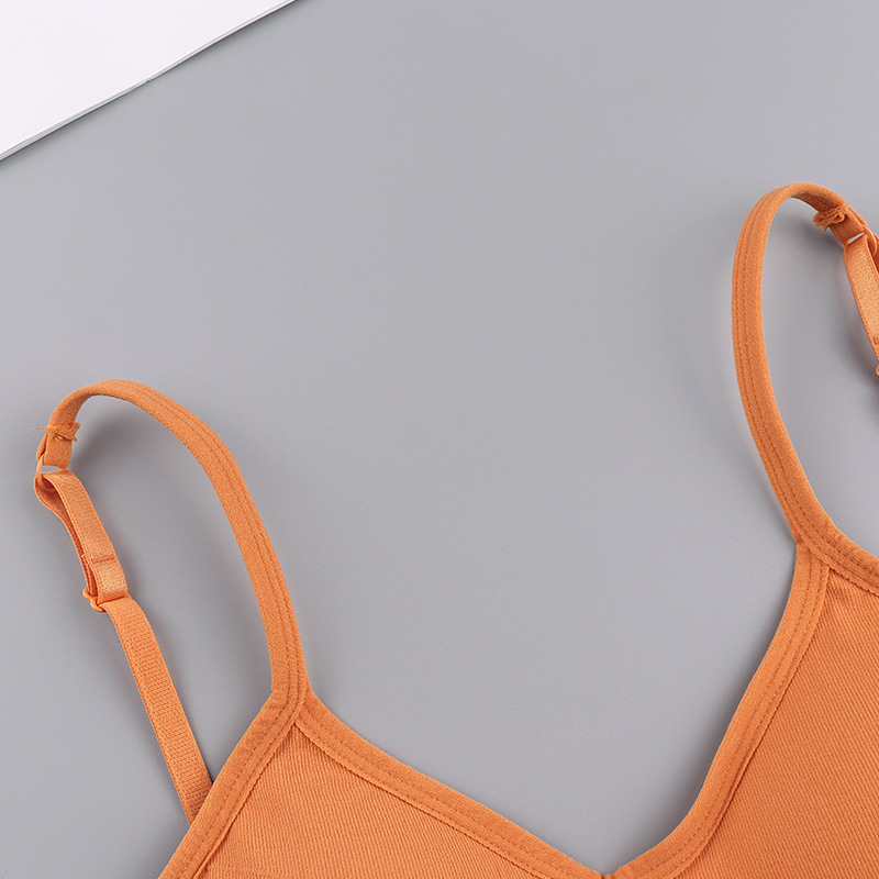 Popular Kaka Same Style Large U-Shaped Beauty Back Tube Top without Steel Ring Push up Underwear Sports Vest Women's Camisole Tube Top