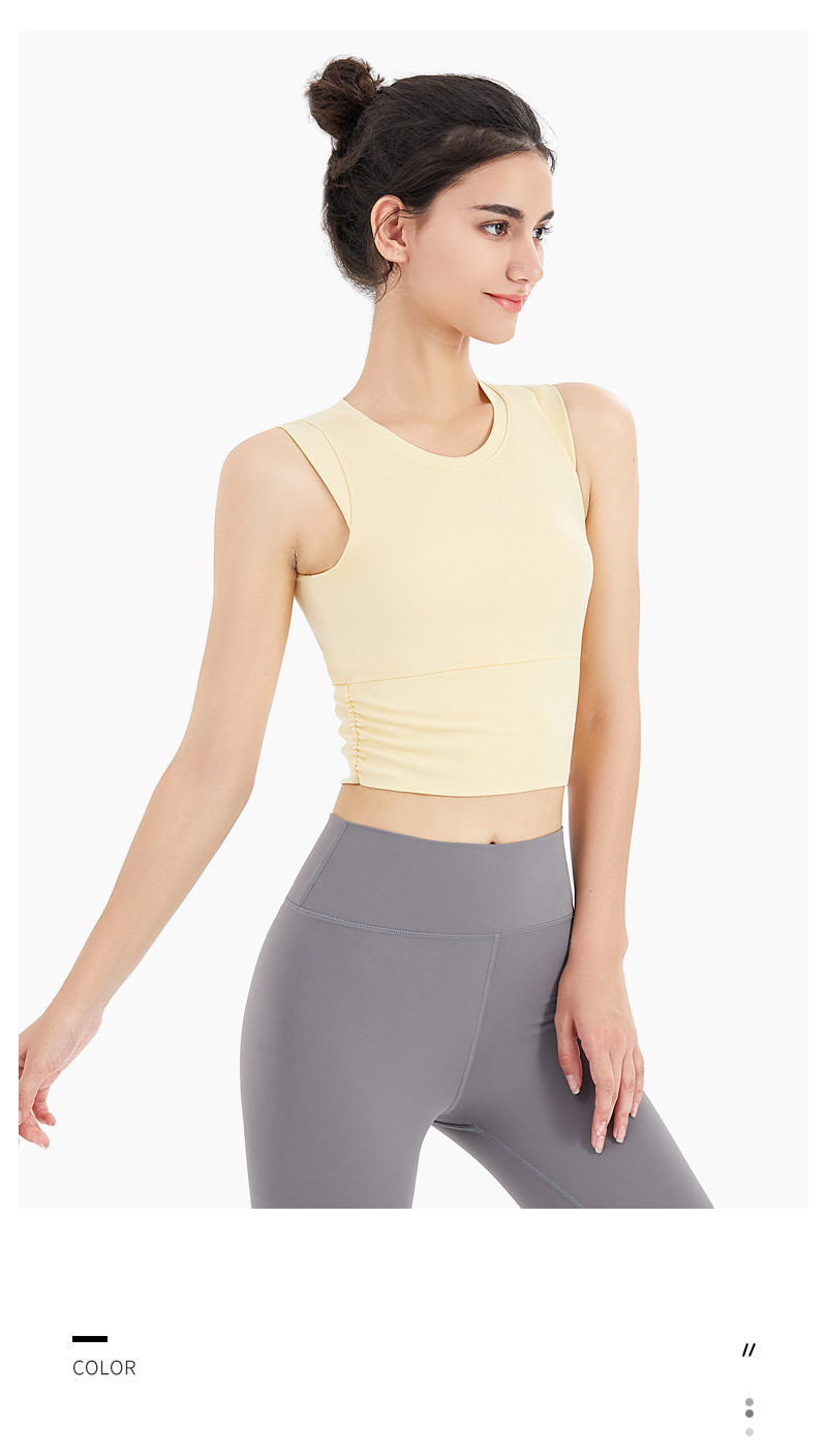 Sports Underwear Women's Yoga Running Fitness Dance Outer Wear Shockproof Push-up Shape Fixing Bra Bra Vest Outdoor