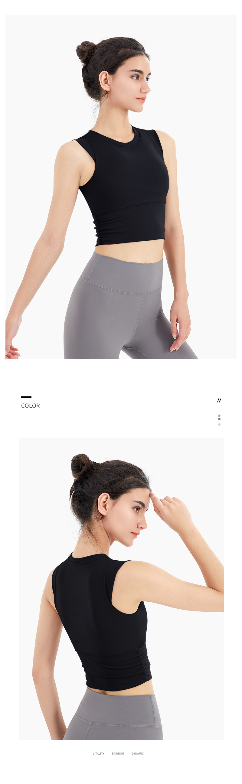 Sports Underwear Women's Yoga Running Fitness Dance Outer Wear Shockproof Push-up Shape Fixing Bra Bra Vest Outdoor