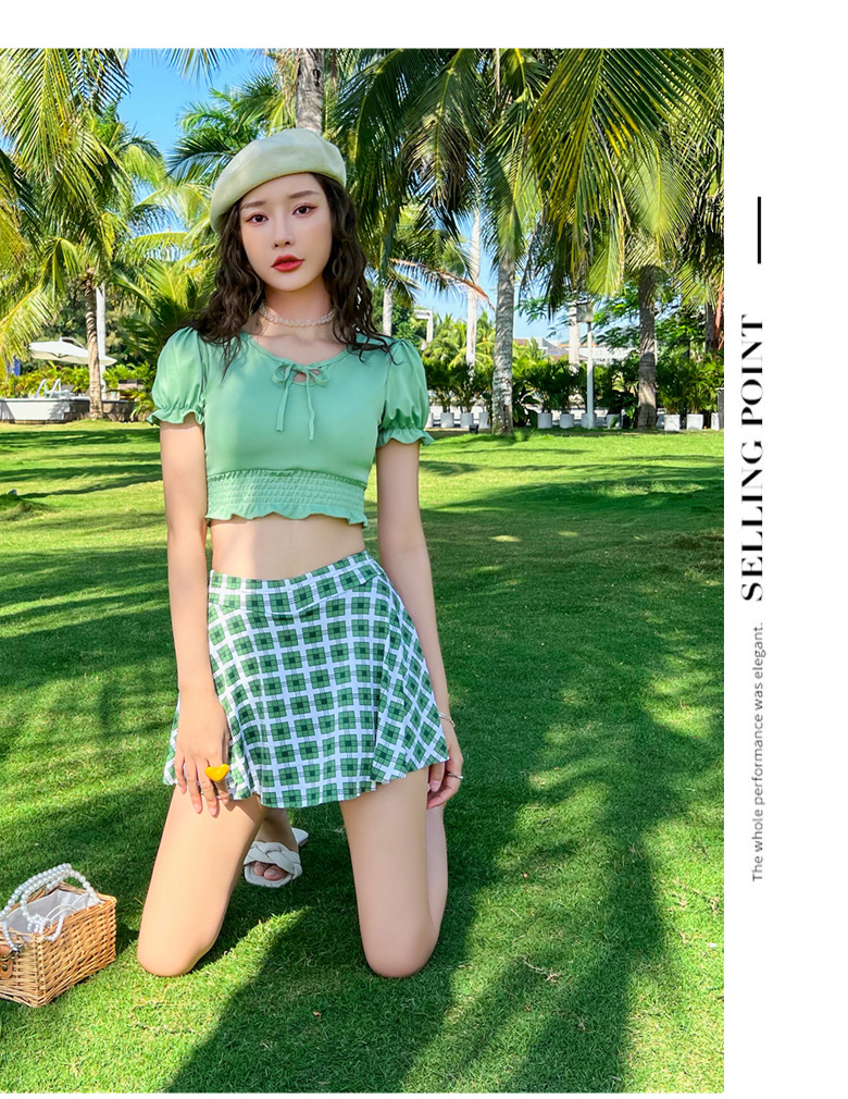 Swimsuit Female Skirt Style Split Conservative Slimming Korean Ins Style Student Small Chest Push up Mori Internet Influencer Hot Spring Swimsuit Swimsuit Female Skirt Style Split Conservative Slimming Korean Ins Style Student Small Chest Push up Mori Internet Influencer Hot Spring Swimsuit