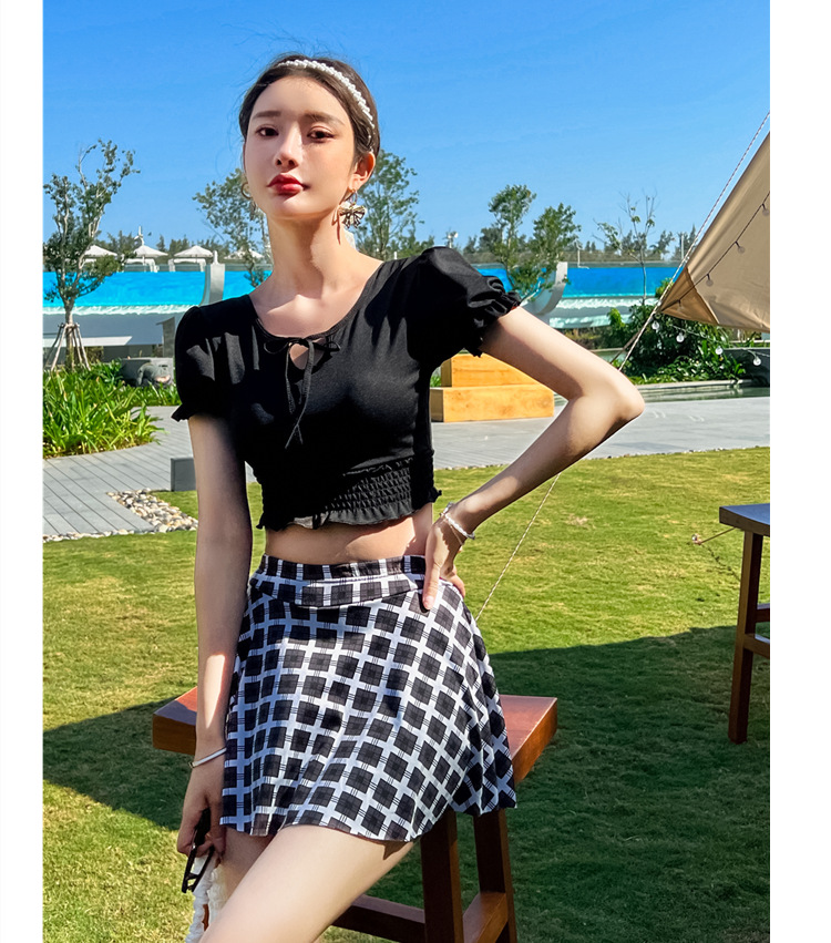 Swimsuit Female Skirt Style Split Conservative Slimming Korean Ins Style Student Small Chest Push up Mori Internet Influencer Hot Spring Swimsuit Swimsuit Female Skirt Style Split Conservative Slimming Korean Ins Style Student Small Chest Push up Mori Internet Influencer Hot Spring Swimsuit